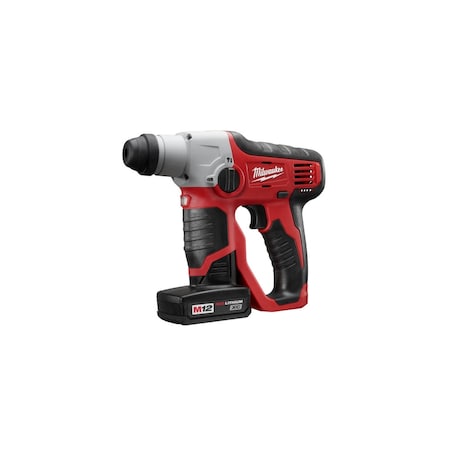 Milwaukee Tool M12 SDS ROTARY HAMMER DRILL, KIT, 2412-22XC